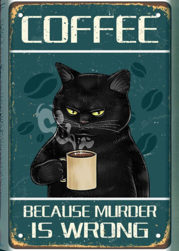 Siyah Kedi Coffee Because Murder Tablo
