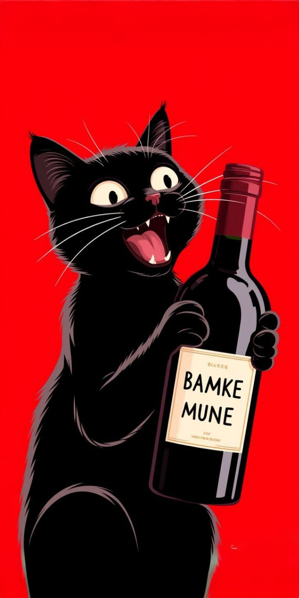 Siyah Kedi Şarap Şifre Tablosu