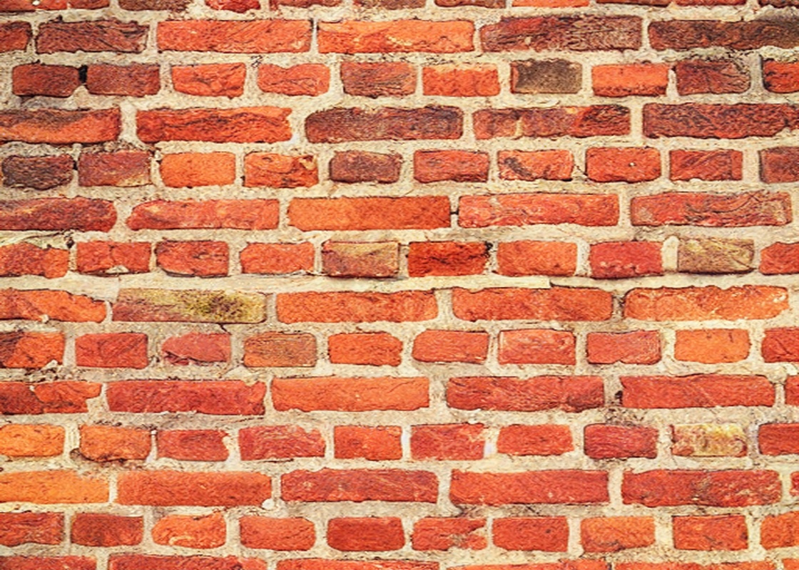 Tuğlalı Duvar Kırmızı Desenli Doku