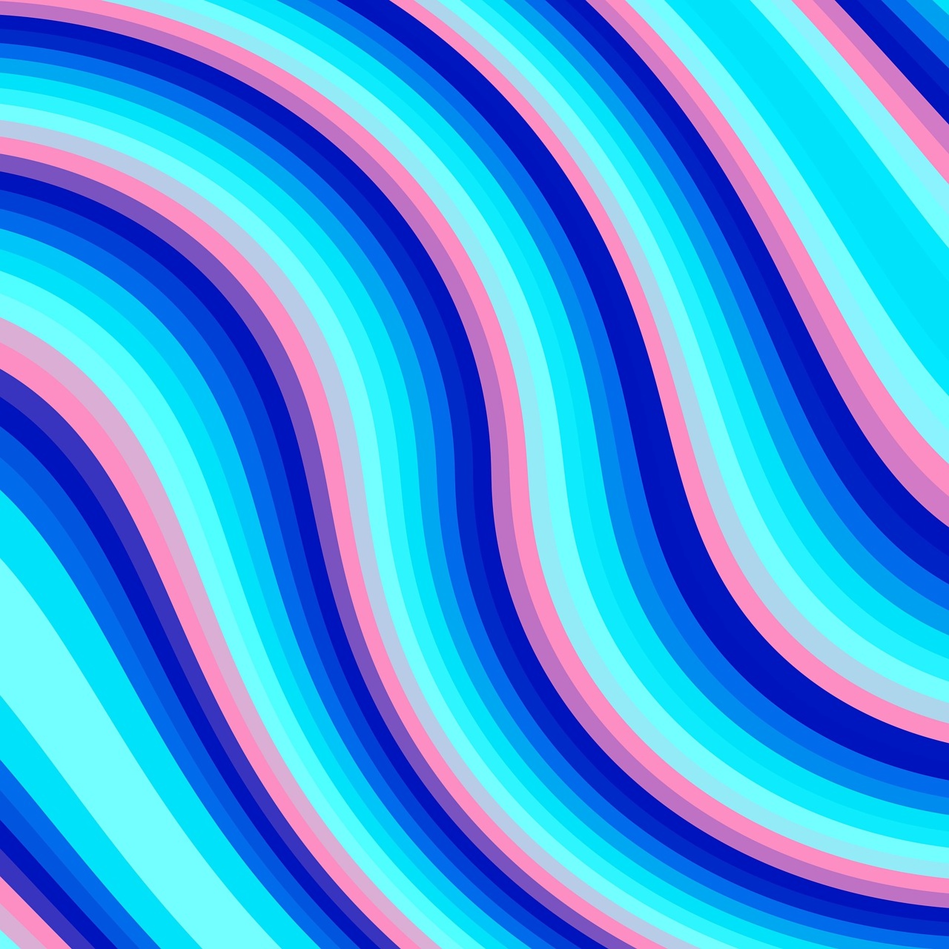 Turkuaz Mavi Minimal Doku Dekoratif Soyut Tablo