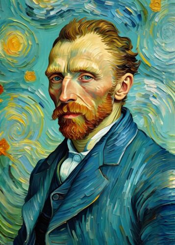 Van Gogh Portre Otoportre Tablo