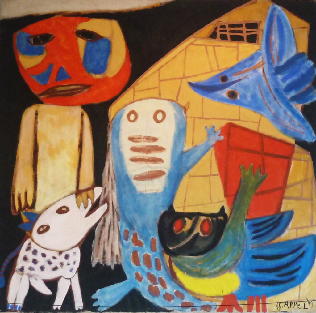 İsimsiz (1949) - Karel Appel Tablo