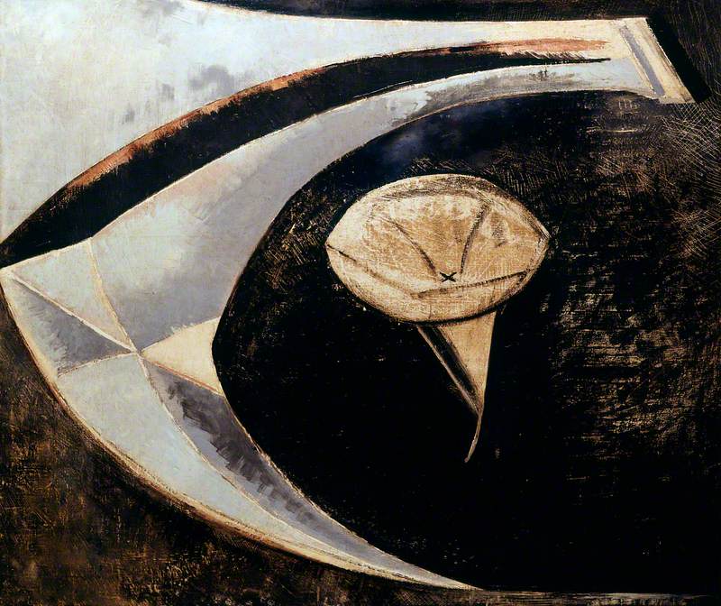 ‘Modern Textiles’ (shop Sign Board) (1926) – Paul Nash Tablo
