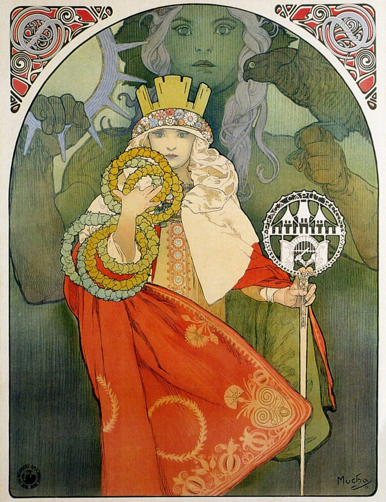 6th Sokol Festival (1912) - Alphonse Mucha Tablo