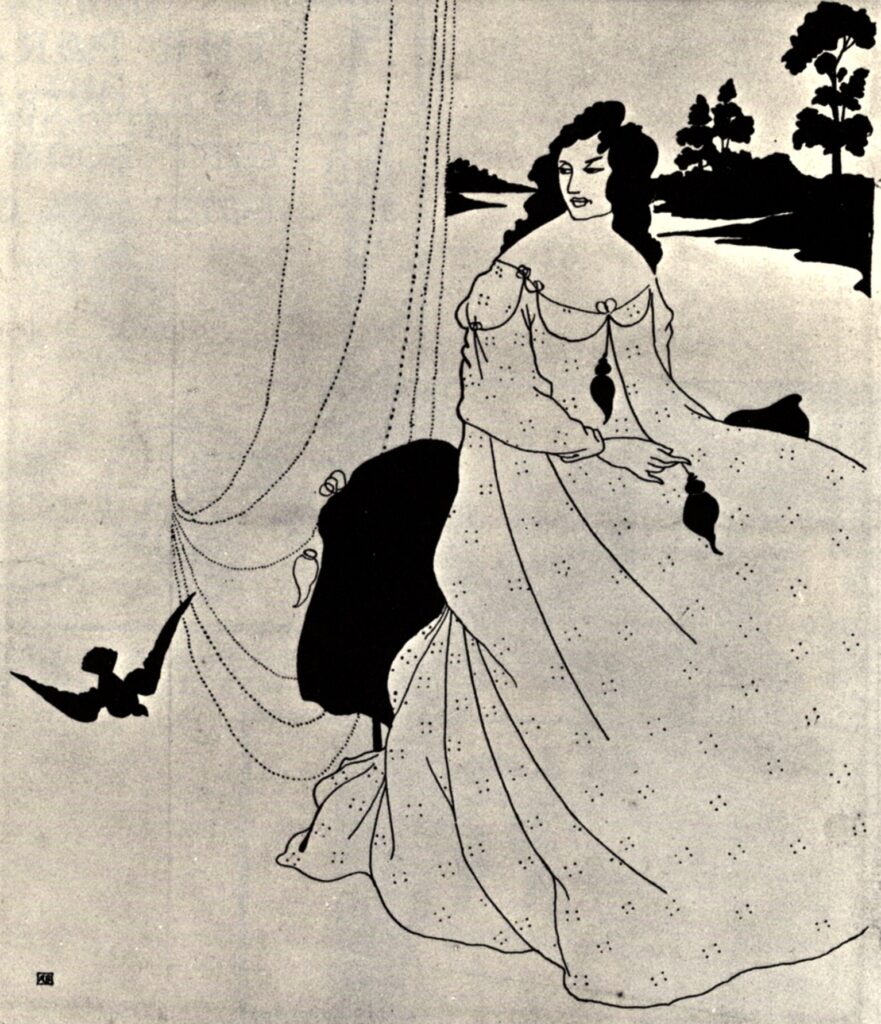 A Book of Fifty Drawings, front cover – Aubrey Beardsley Tablo