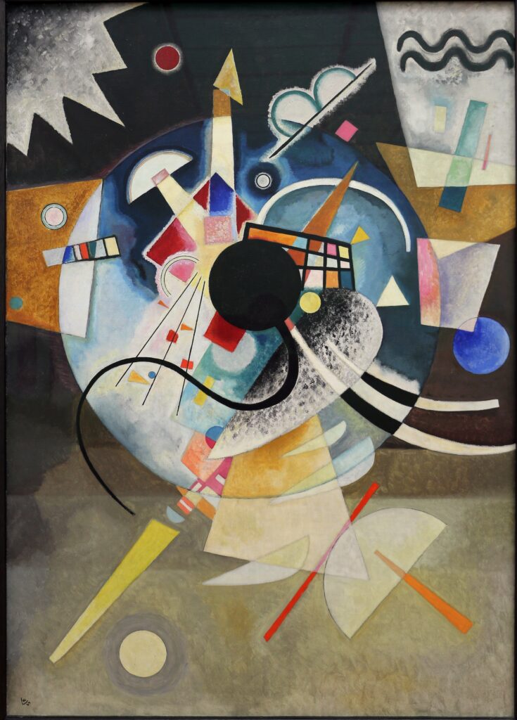 A Centre (1924) - Wassily Kandinsky Tablo