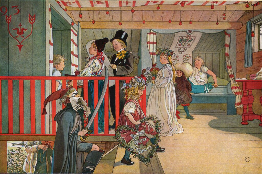 A Day of Celebration (1895) - Carl Larsson Tablo