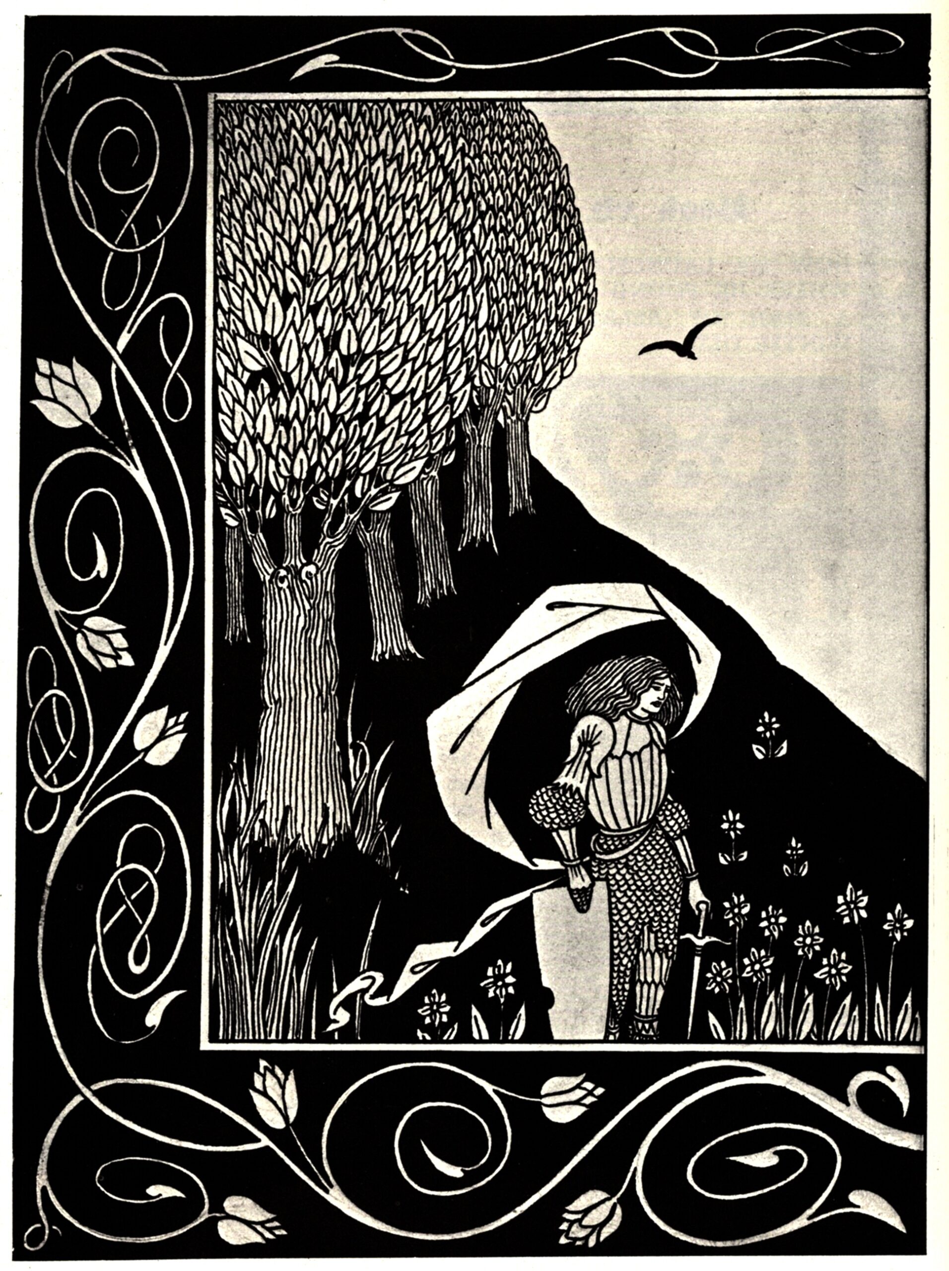 A Devil in Woman's Likeness (1893) - Aubrey Beardsley Tablo kanvas tablo