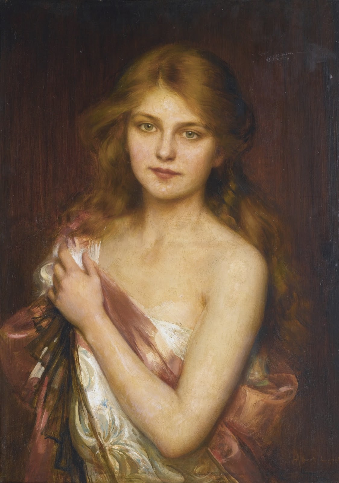 A Young Beauty - Albert Lynch Tablo kanvas tablo