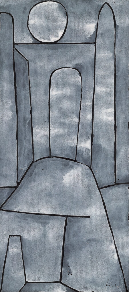 A gate (1938) - Paul Klee Tablo