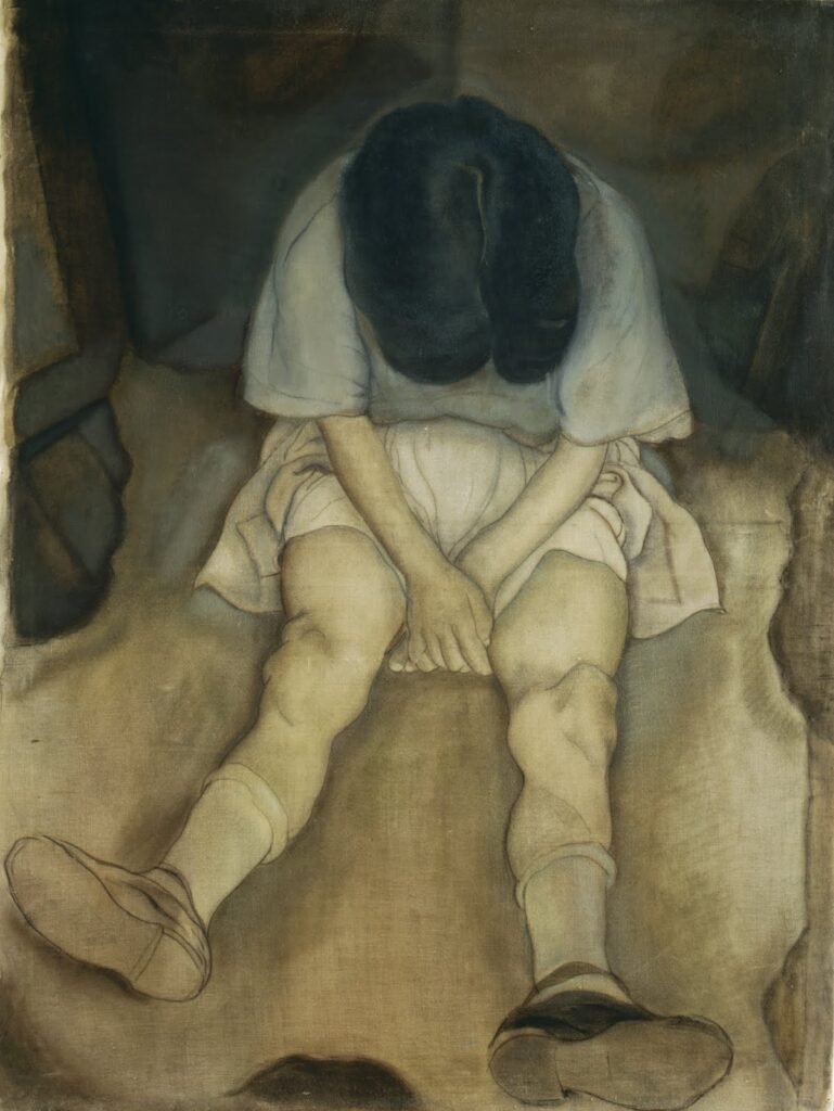 A sad girl (1921) - Carlos Sáenz de Tejada Tablo