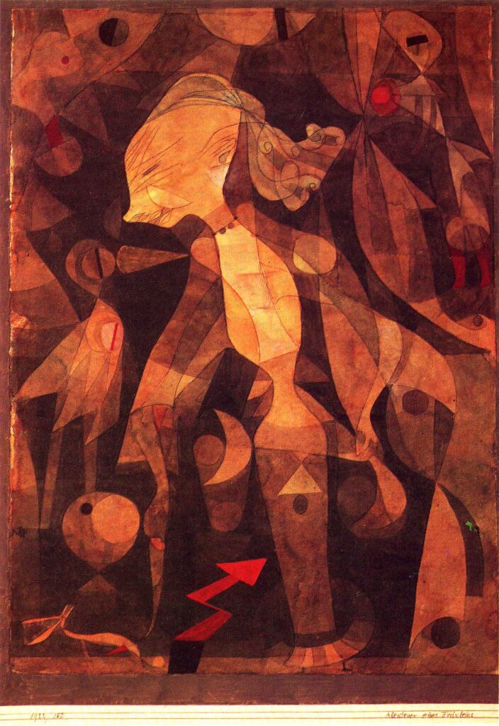 A young ladys adventure (1921) - Paul Klee Tablo