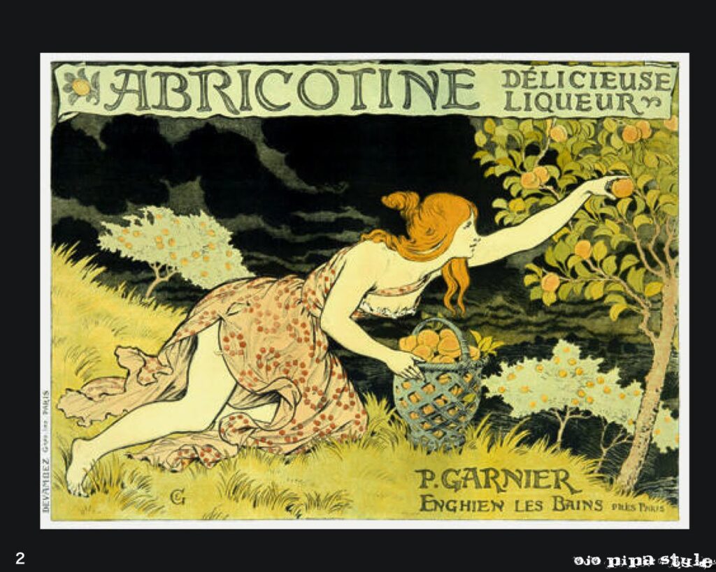 Abricotine - Eugène Grasset Tablo