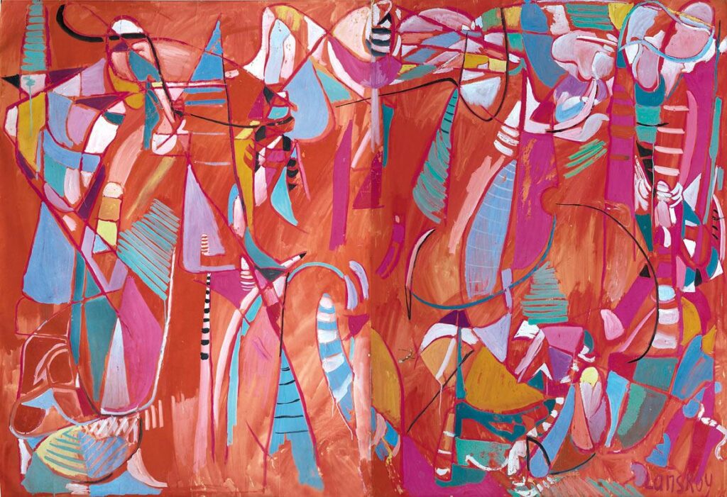 Abstract Composition (1955) - André Lanskoy Tablo