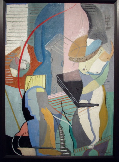 Abstract with Instruments (1932) – Louis Schanker Tablo