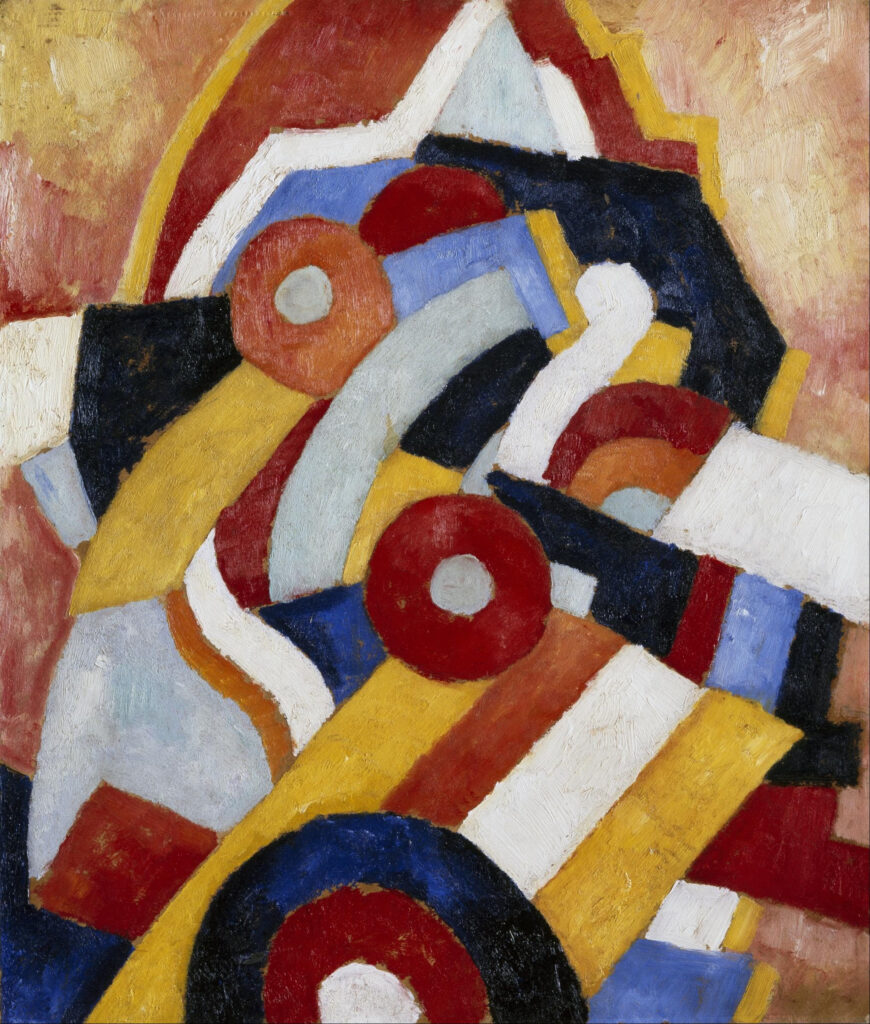 Abstraction (1914) – Marsden Hartley Tablo
