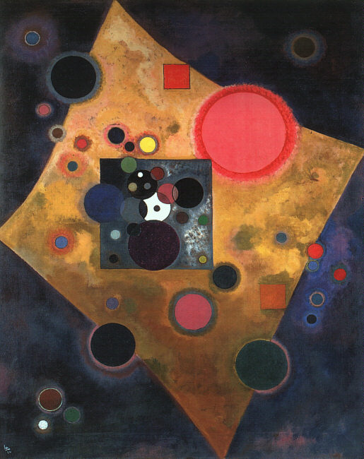 Accent on rose (1926) – Wassily Kandinsky Tablo