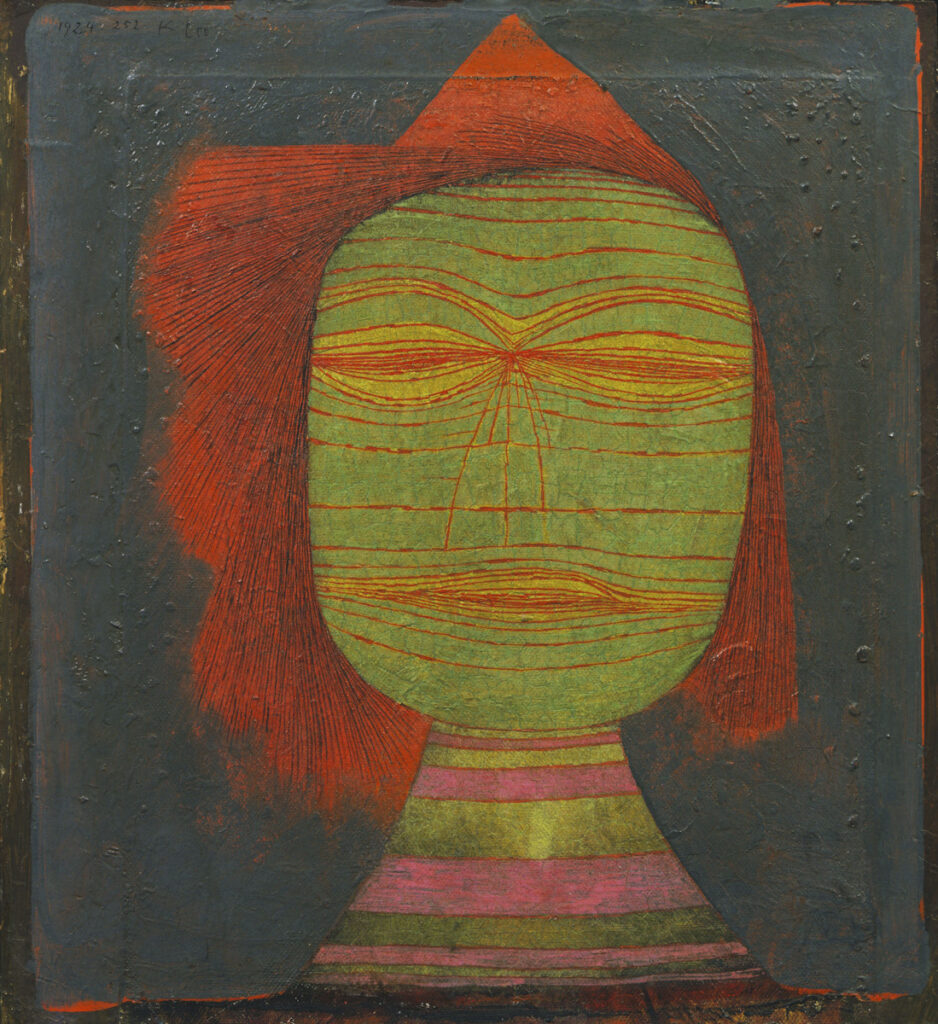 Actor’s Mask (1924) – Paul Klee Tablo