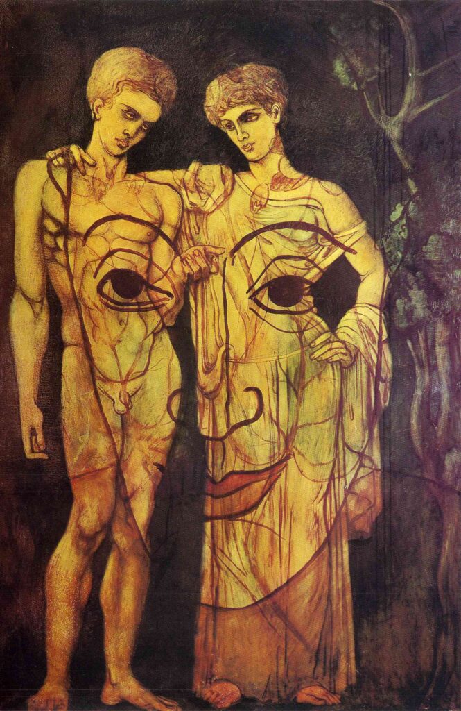 Adam and Eve (1931) - Francis Picabia Tablo
