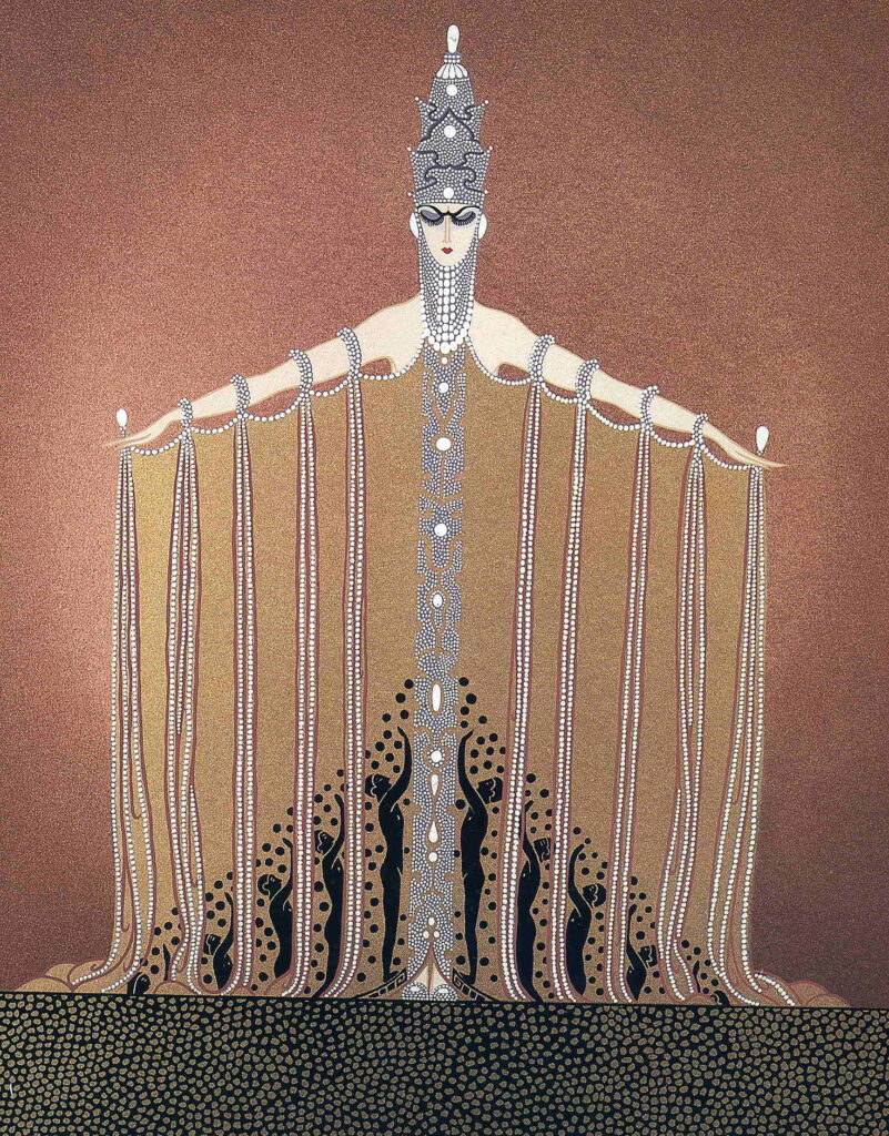 Adoration - Erté Tablo