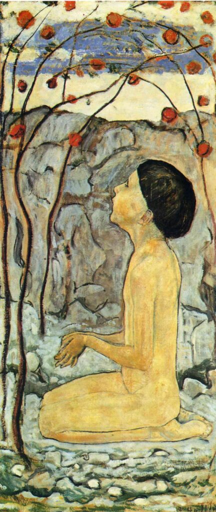Adoration - Ferdinand Hodler Tablo