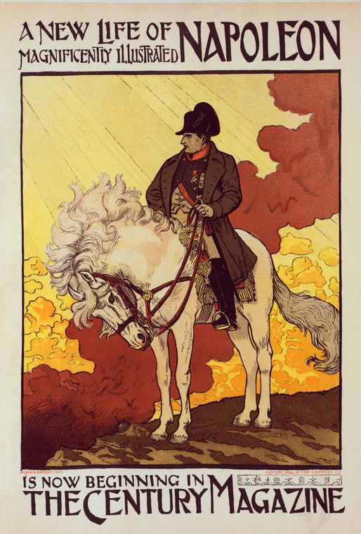 Affiche pour The Century Magazine, Napoléon – Eugène Grasset Tablo