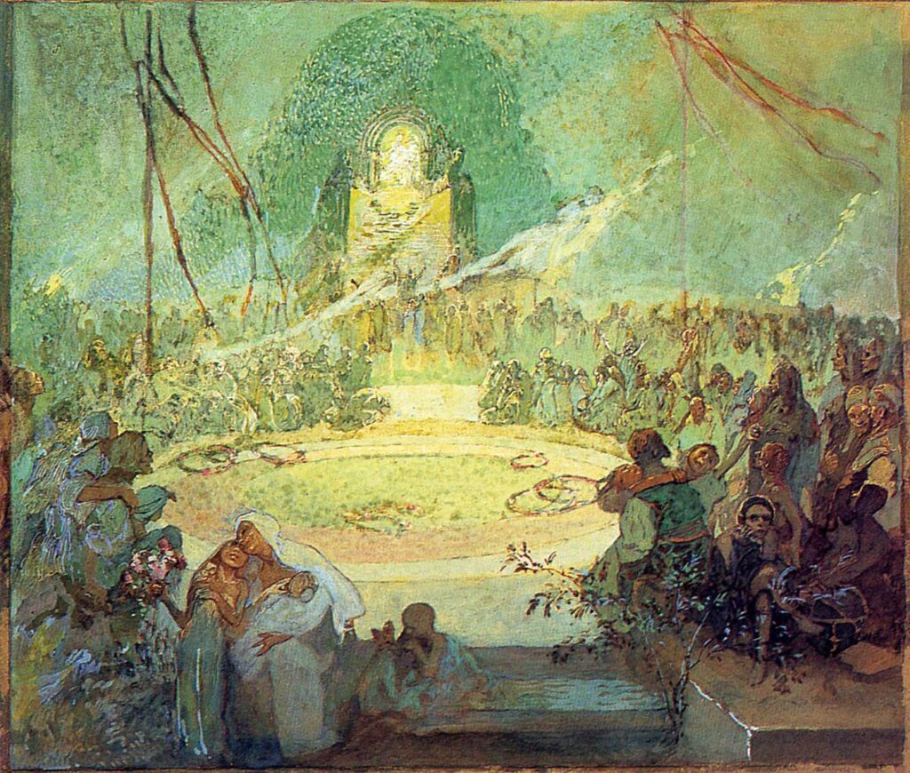 Age of Love (1936) - Alphonse Mucha Tablo