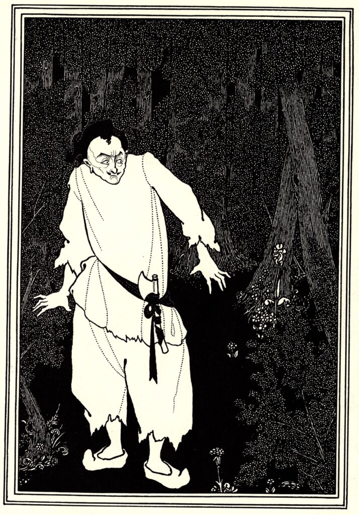 Ali Baba in the Woods (1897) - Aubrey Beardsley Tablo