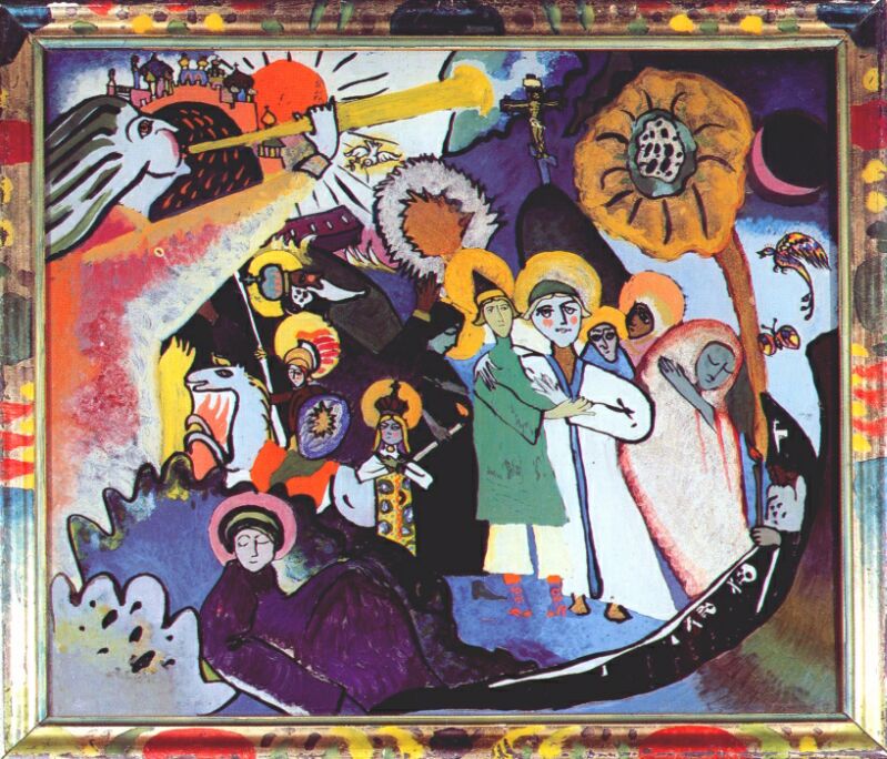 All Saints day I (1911) – Wassily Kandinsky Tablo
