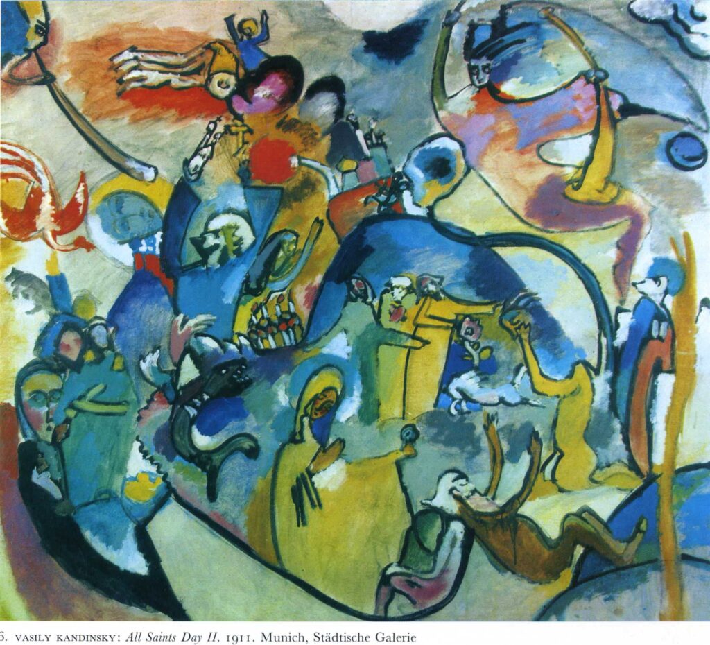All Saints day II (1911) - Wassily Kandinsky Tablo