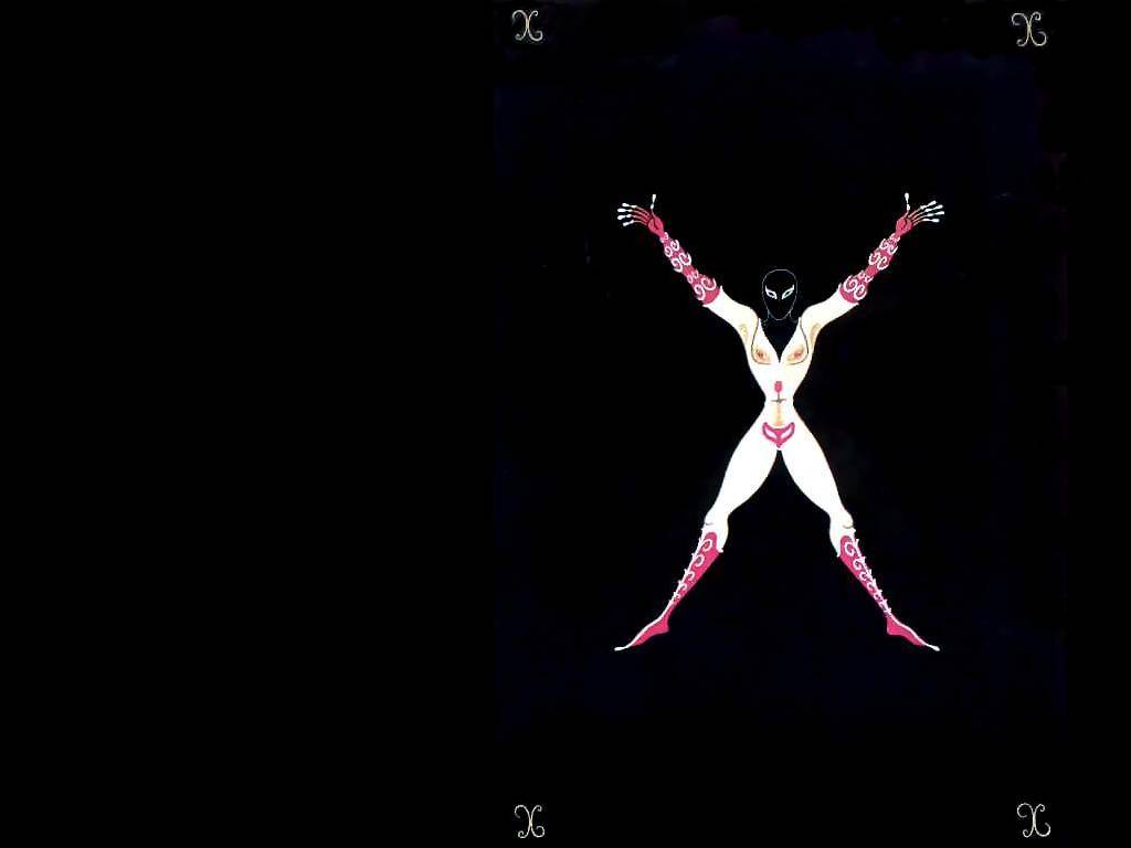 Alphabet X – Erté Tablo
