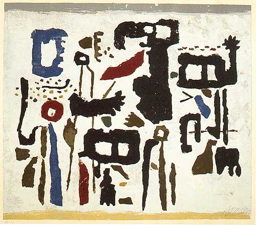 Amenophis (1950) – Willi Baumeister Tablo