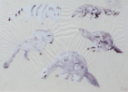 Animal Sketches (1949) – Mark Tobey Tablo