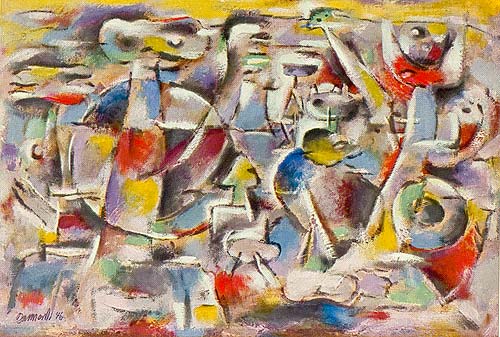 Animated Landscape (1946) – Willi Baumeister Tablo
