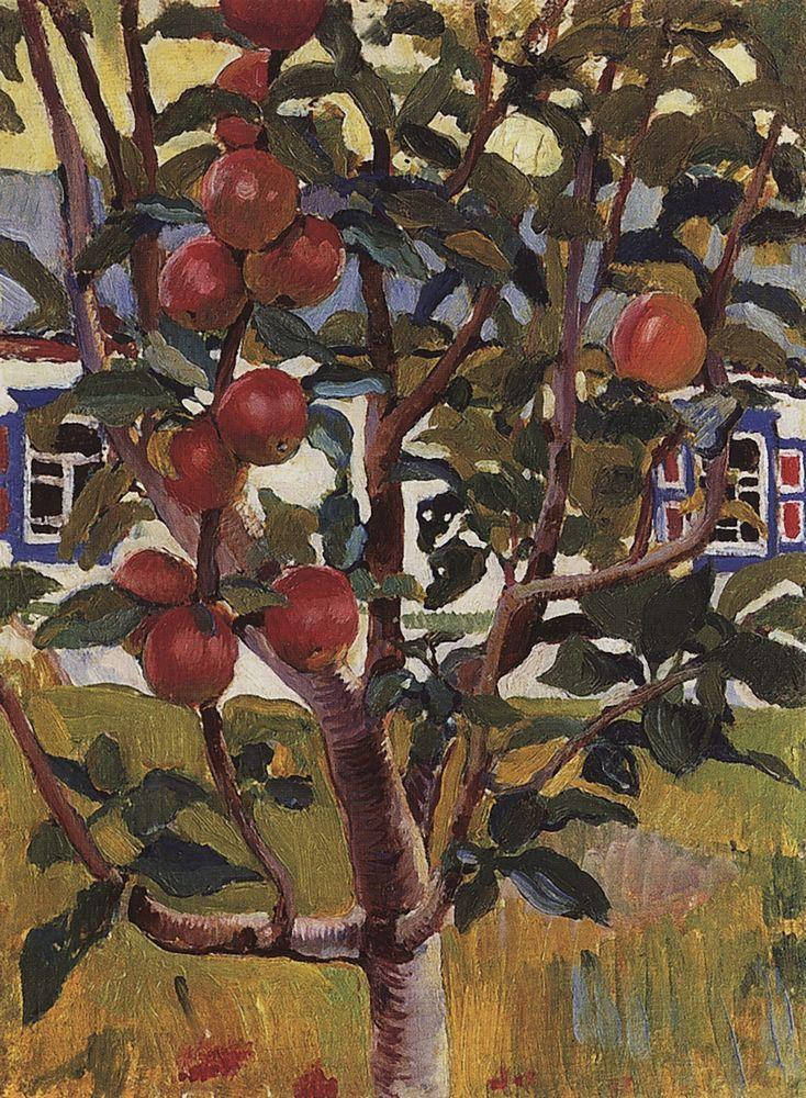 Apple tree (1900) – Zinaida Serebriakova Tablo