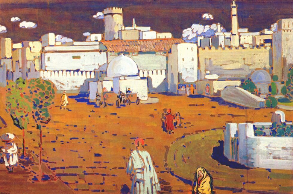 Arab Town (1905) – Wassily Kandinsky Tablo