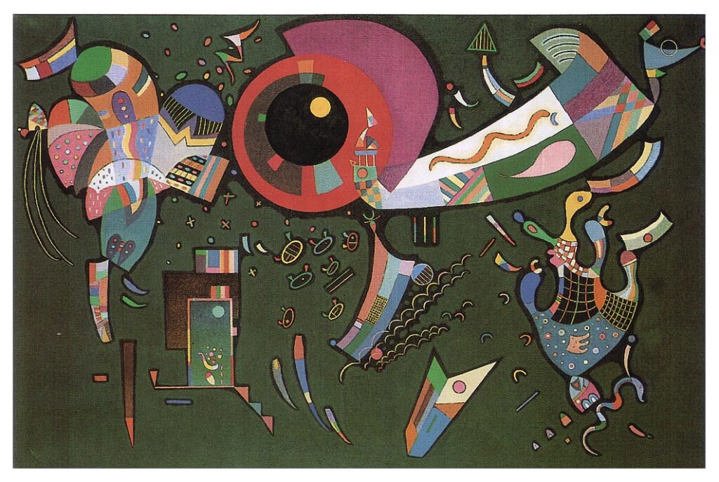 Around the circle (1940) - Wassily Kandinsky Tablo
