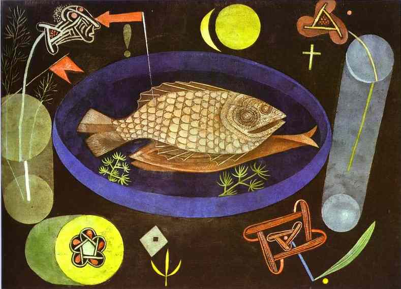 Aroundfish (1926) – Paul Klee Tablo