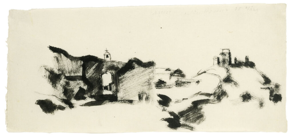 Assisi 35, marzo (1935) – Julius Bissier Tablo