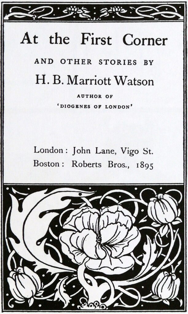 At the First Coner (1895) – Aubrey Beardsley Tablo