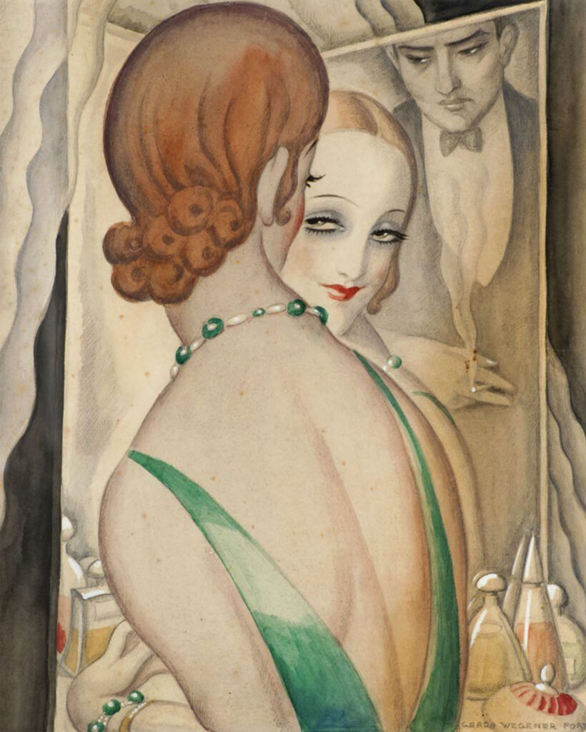 At the Mirror (1931) - Gerda Wegener Tablo