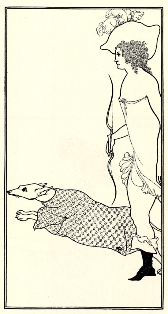 Atalanta in Calydon with the Hound (1896) - Aubrey Beardsley Tablo