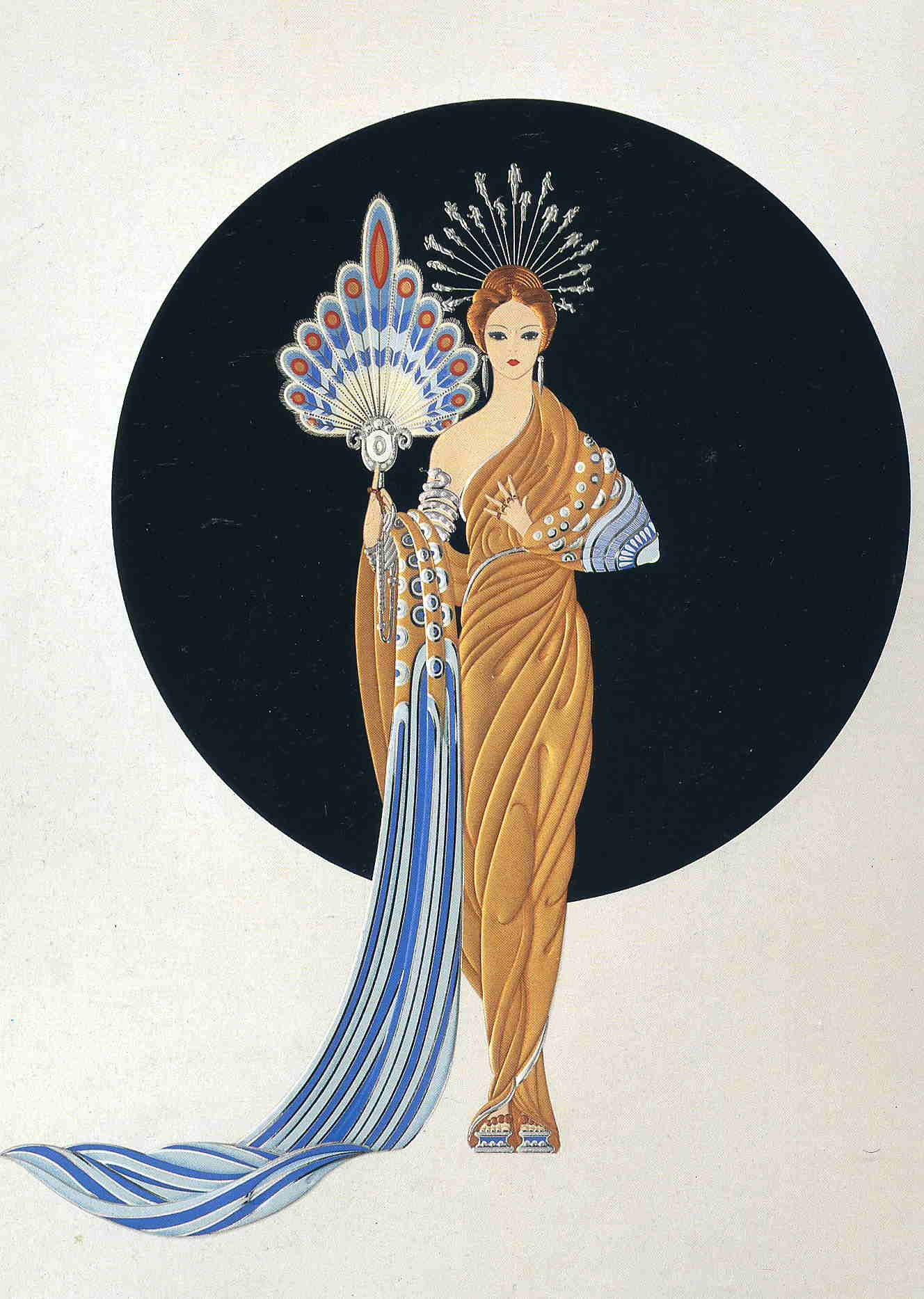 Athena - Erté Tablo kanvas tablo