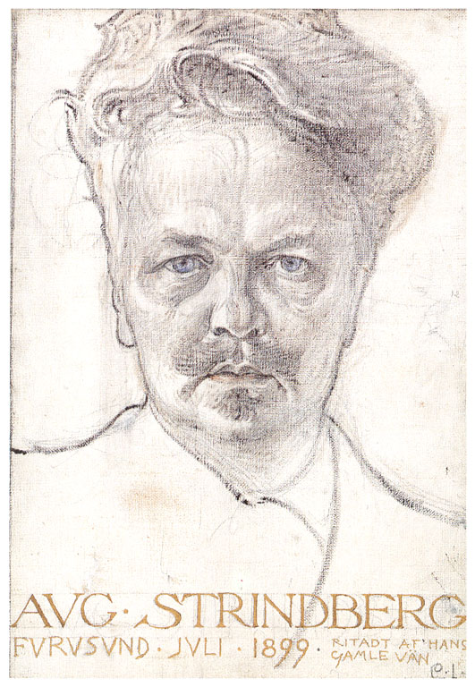August Strindberg (1899) – Carl Larsson Tablo