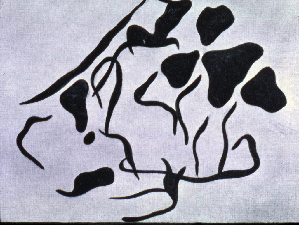 Automatic Drawing (1916) - Jean Arp Tablo