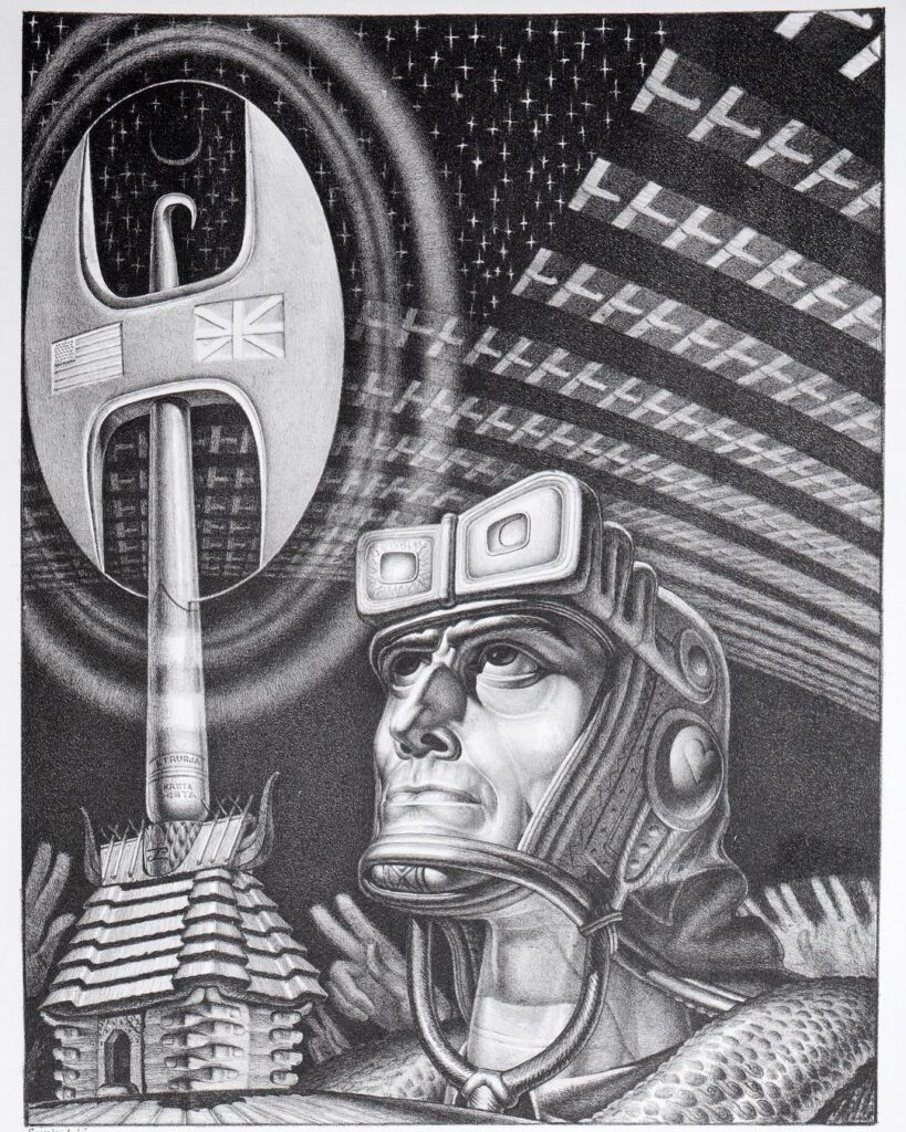 Aviator (1935) - Stanisław Szukalski Tablo