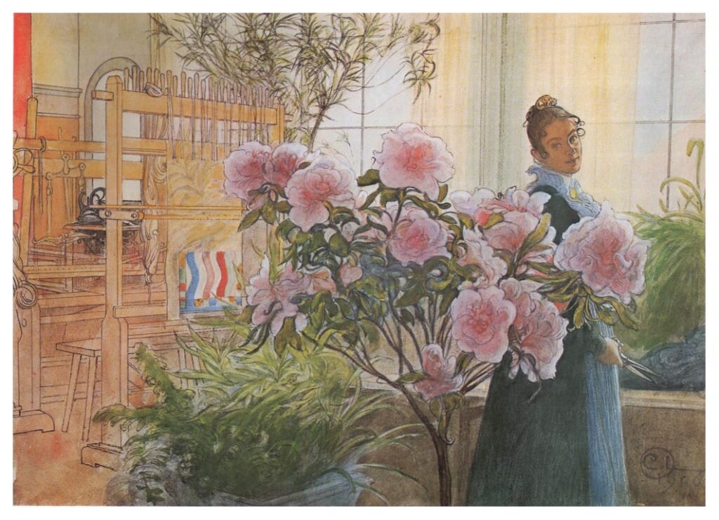 Azalea (1906) - Carl Larsson Tablo