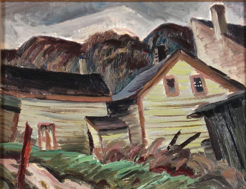 Backyard, Haliburton (1944) – Jack Bush Tablo