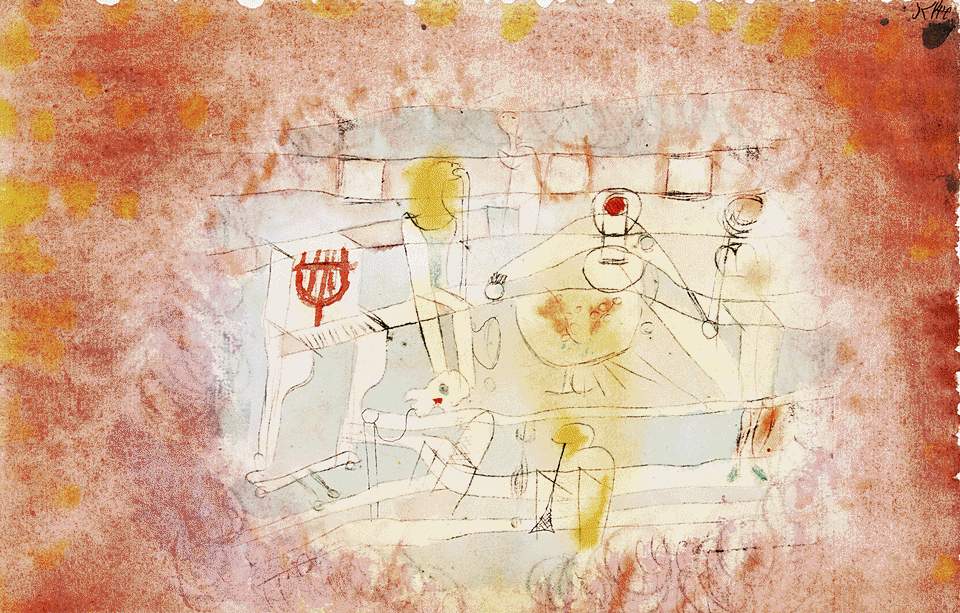 Bad band (1920) – Paul Klee Tablo