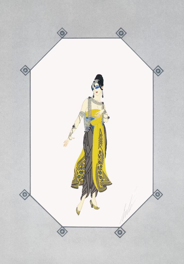 Bagdad - Erté Tablo